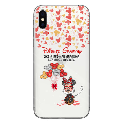 Like A Regular Grandma But More Magical - Personalized Grandma Clear Phone Case