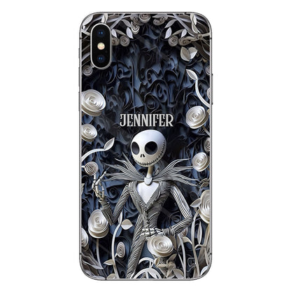 Hello Darkness - Personalized Nightmare Phone Case With 3D Effect Pattern