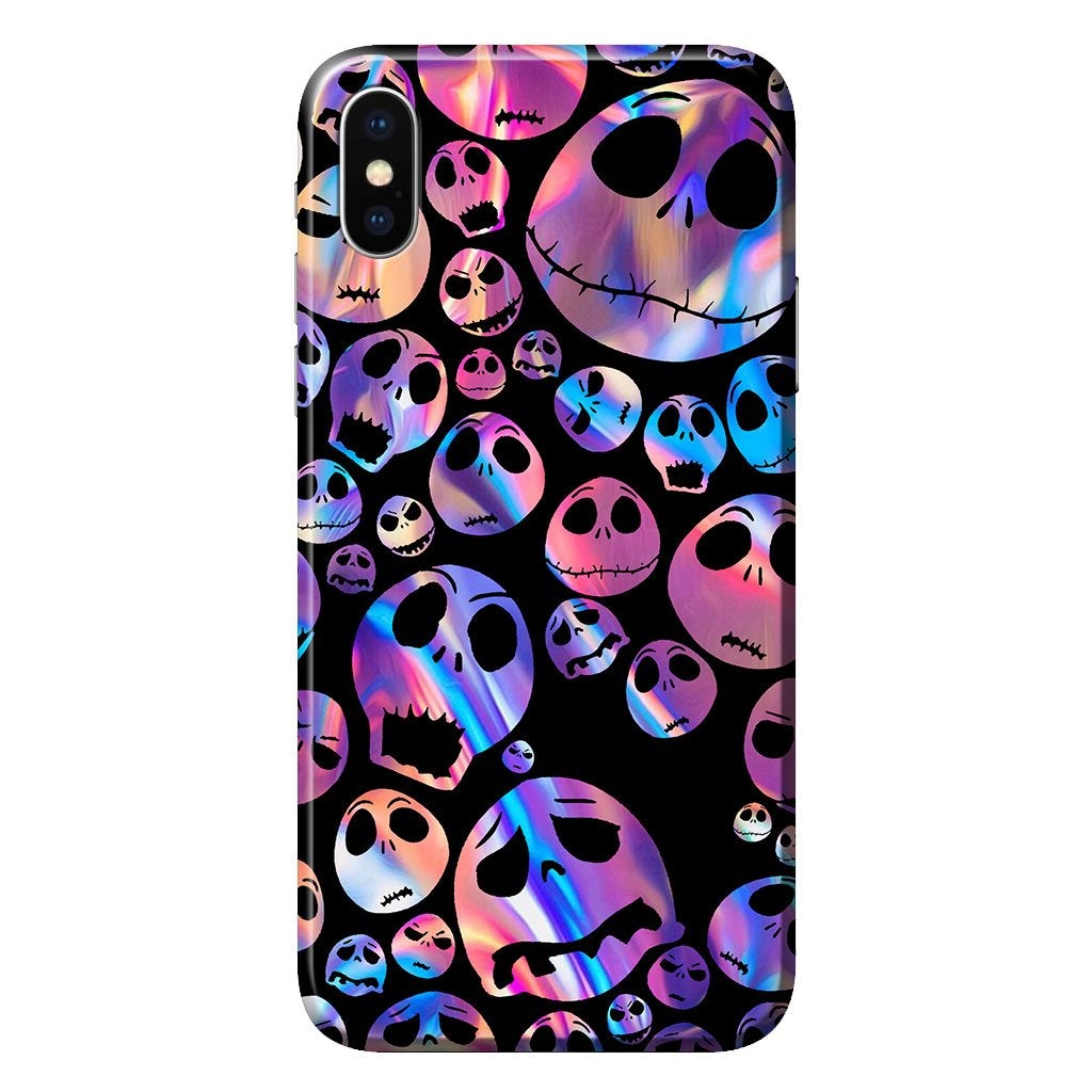 Hello Darkness Nightmare Purple Hologram Personalized Phone Case