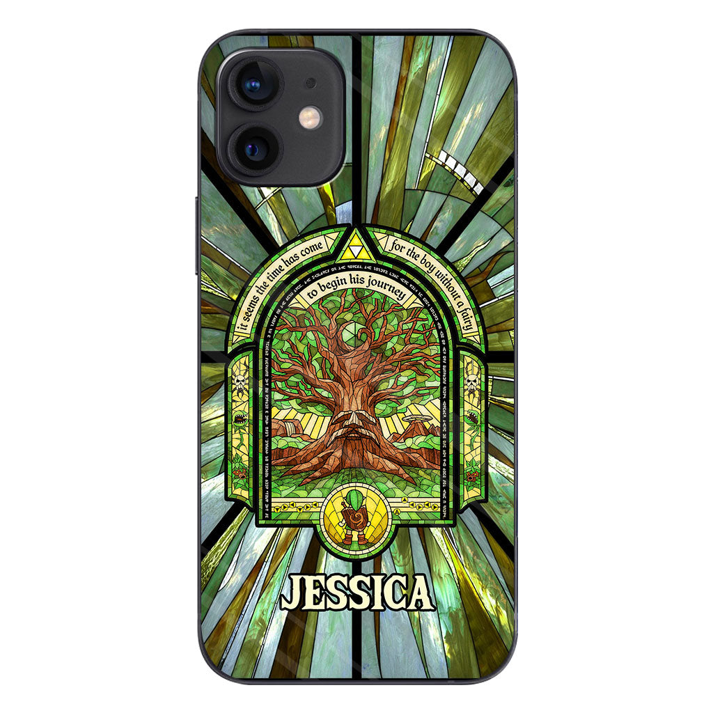 Stainted Glass Game - Personalized The Hero's Legend Phone Case