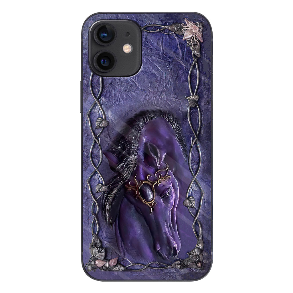 Love Horses - Phone Case With 3D Pattern Print