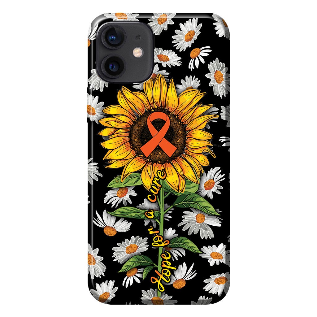 Hope For A Cure  - Multiple Sclerosis Awareness Phone Case 092021
