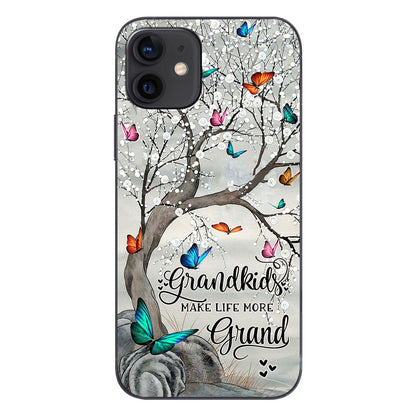 Grandkids Make Life More Grand - Personalized Grandma Phone Case