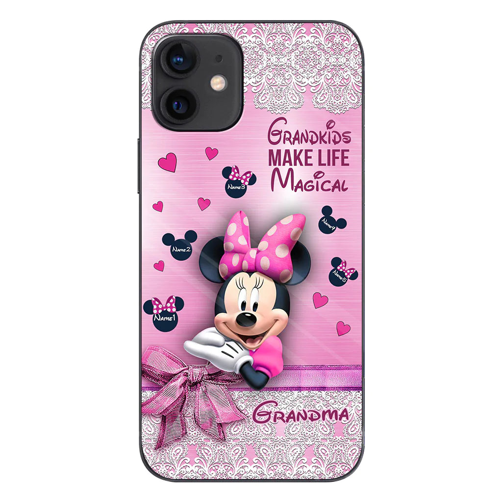 Grandkids Make Life - Personalized Grandma Phone Case