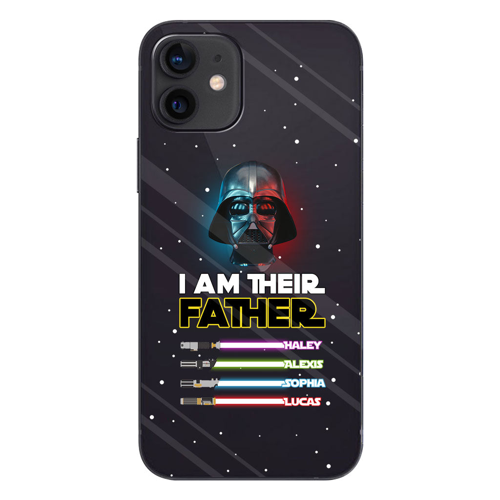 I Am Their Father - Personalized Father Clear Phone Case