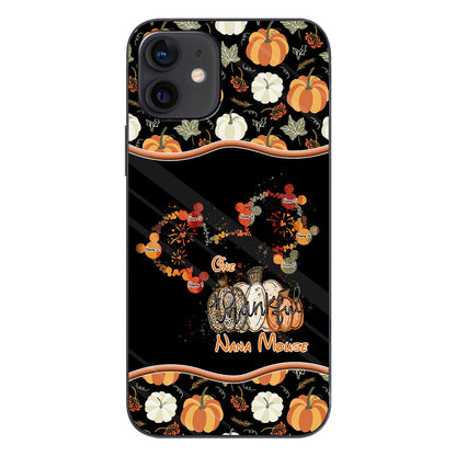 One Thankful Nana Mouse - Personalized Thanksgiving Grandma Phone Case