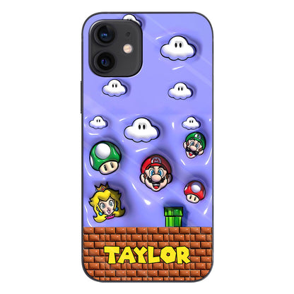 I Level Up - Personalized Super Plumber Phone Case