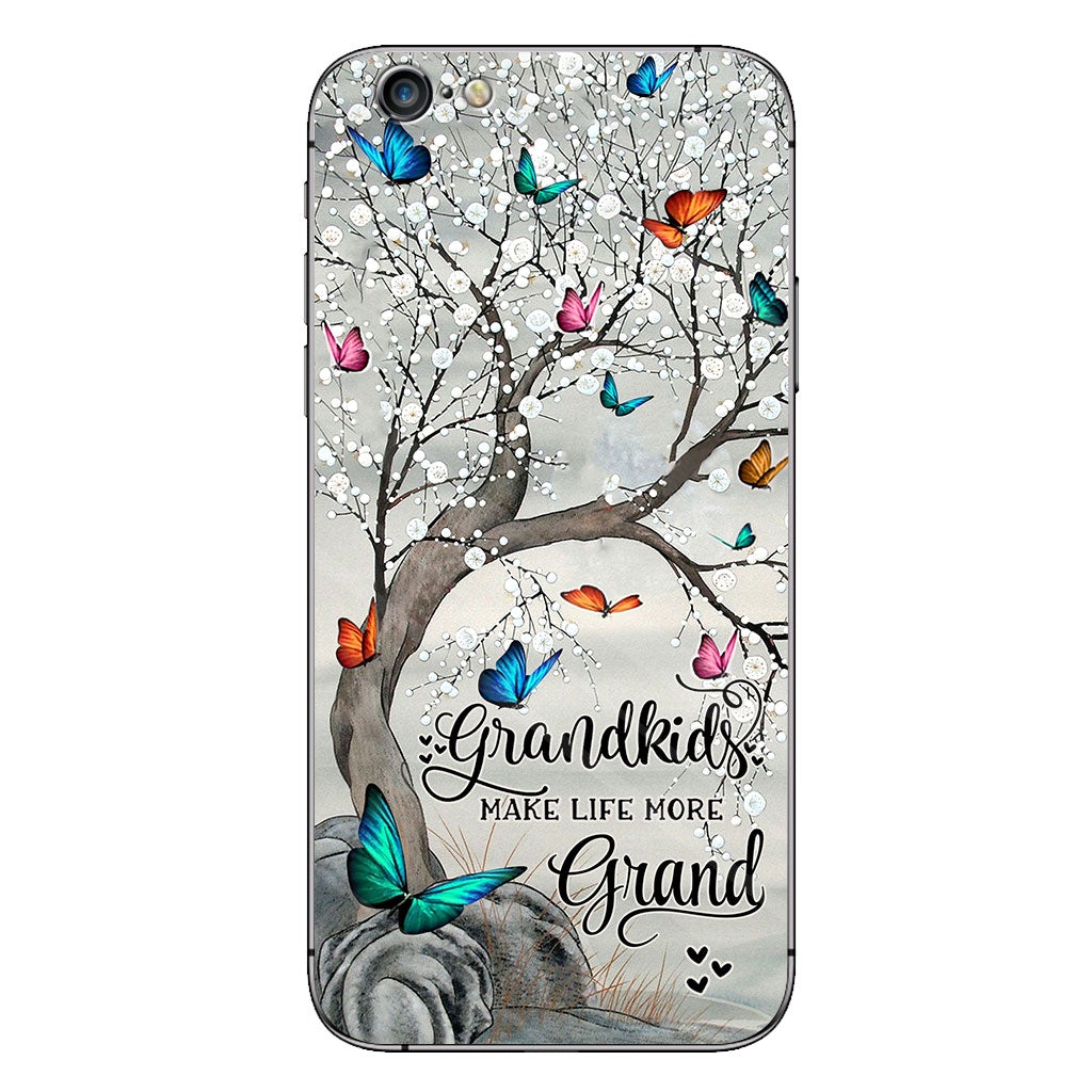 Grandkids Make Life More Grand - Personalized Grandma Phone Case