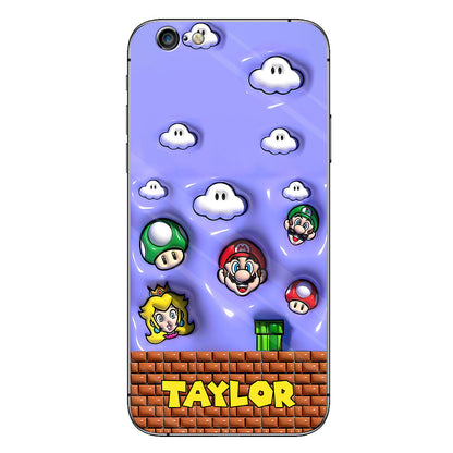 I Level Up - Personalized Super Plumber Phone Case