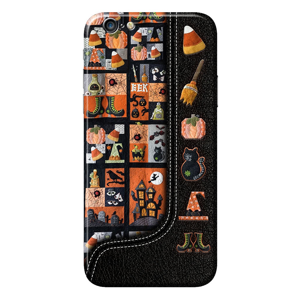 My Broom Broke So Now I Quilt Halloween Personalized Phone Case