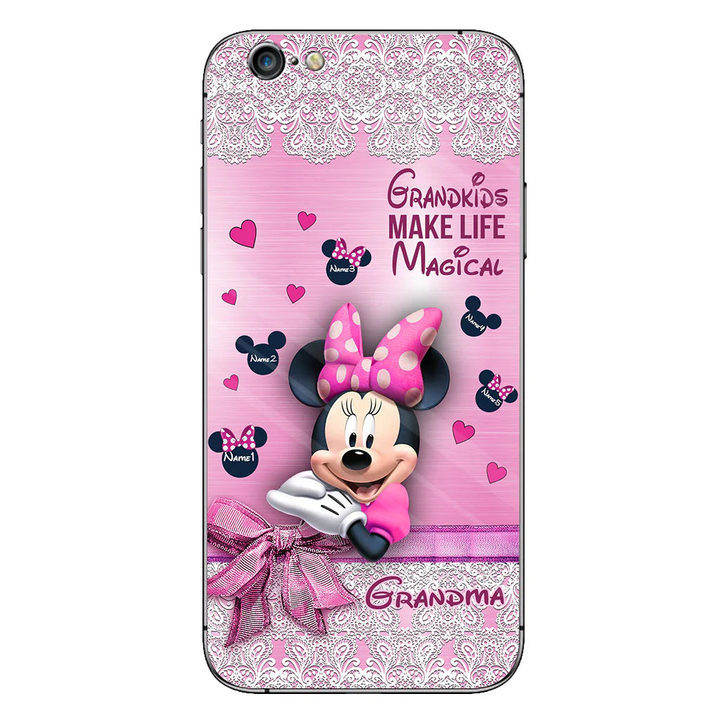 Grandkids Make Life - Personalized Grandma Phone Case