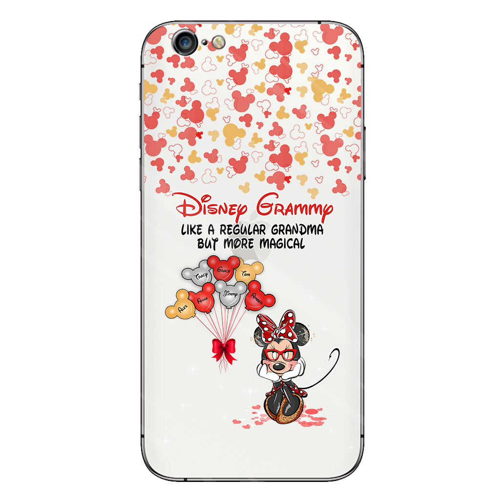 Like A Regular Grandma But More Magical - Personalized Grandma Clear Phone Case