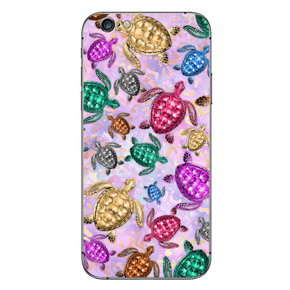 Salty Soul Colorful Turtles Leopard - Phone Case