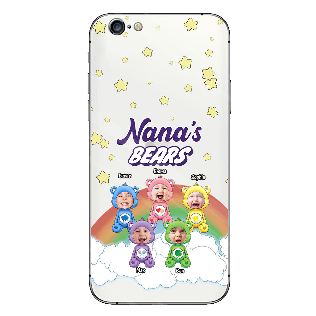 Mama's Bears - Personalized Mother Clear Phone Case