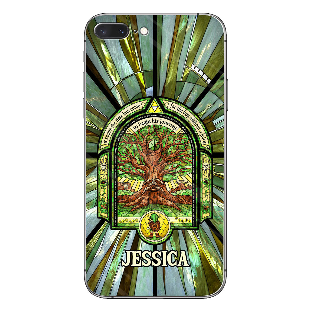 Stainted Glass Game - Personalized The Hero's Legend Phone Case