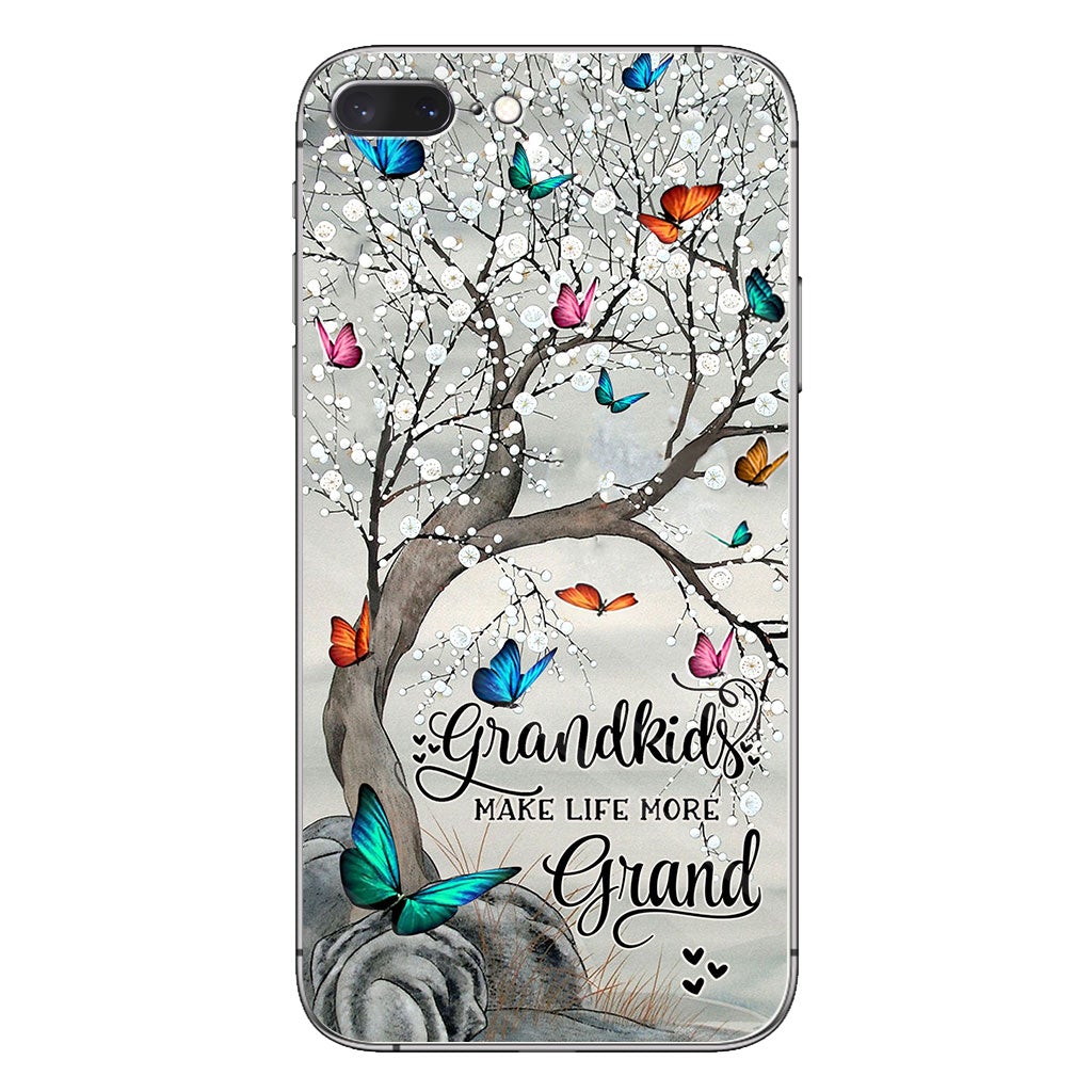 Grandkids Make Life More Grand - Personalized Grandma Phone Case