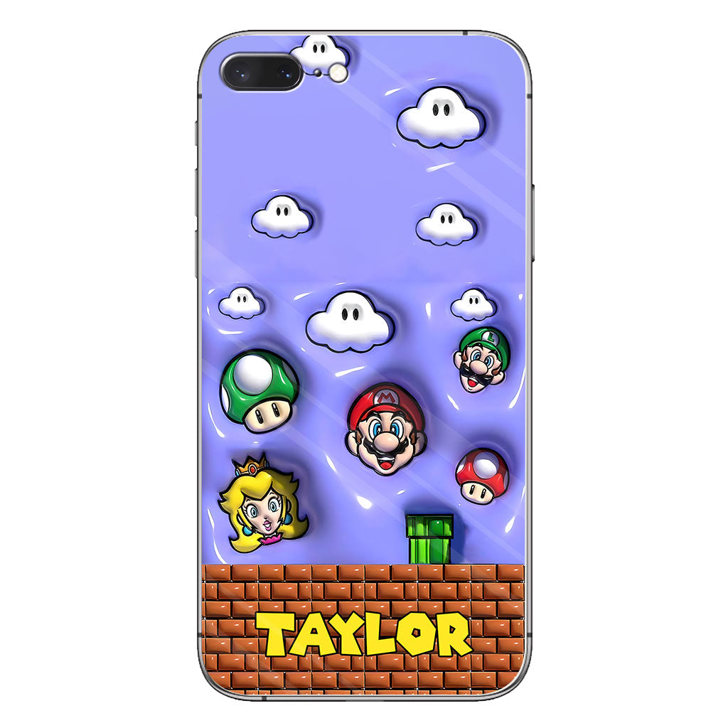 I Level Up - Personalized Super Plumber Phone Case