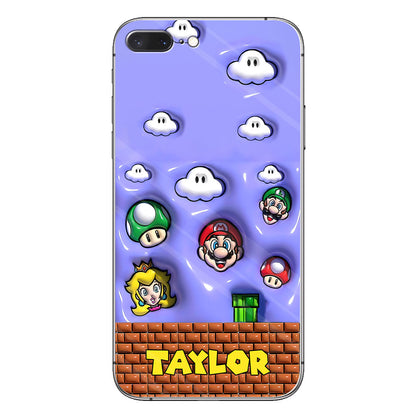 I Level Up - Personalized Super Plumber Phone Case