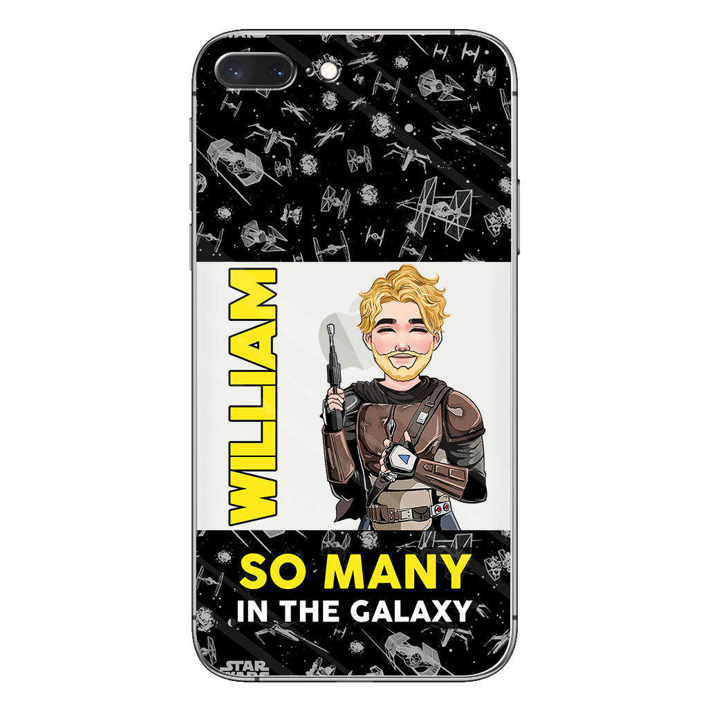 So Many In The Galaxy - Personalized The Force Clear Phone Case