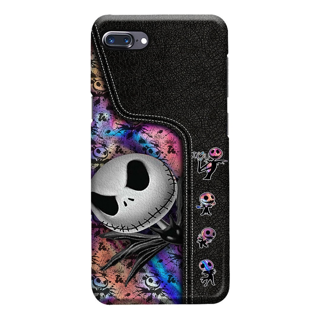 Nightmares Personalized Leather Pattern Print Phone Case