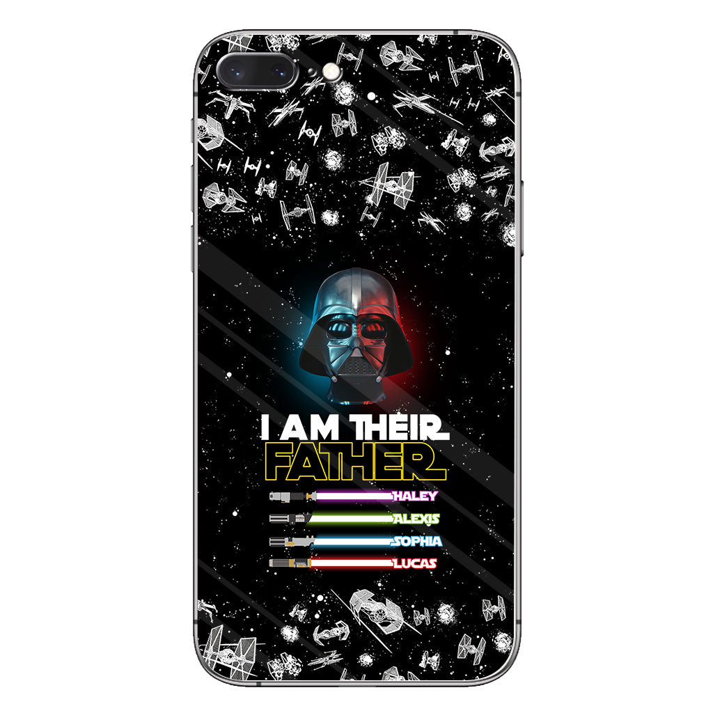 I Am Their Father - Personalized Father's Day The Force Phone Case