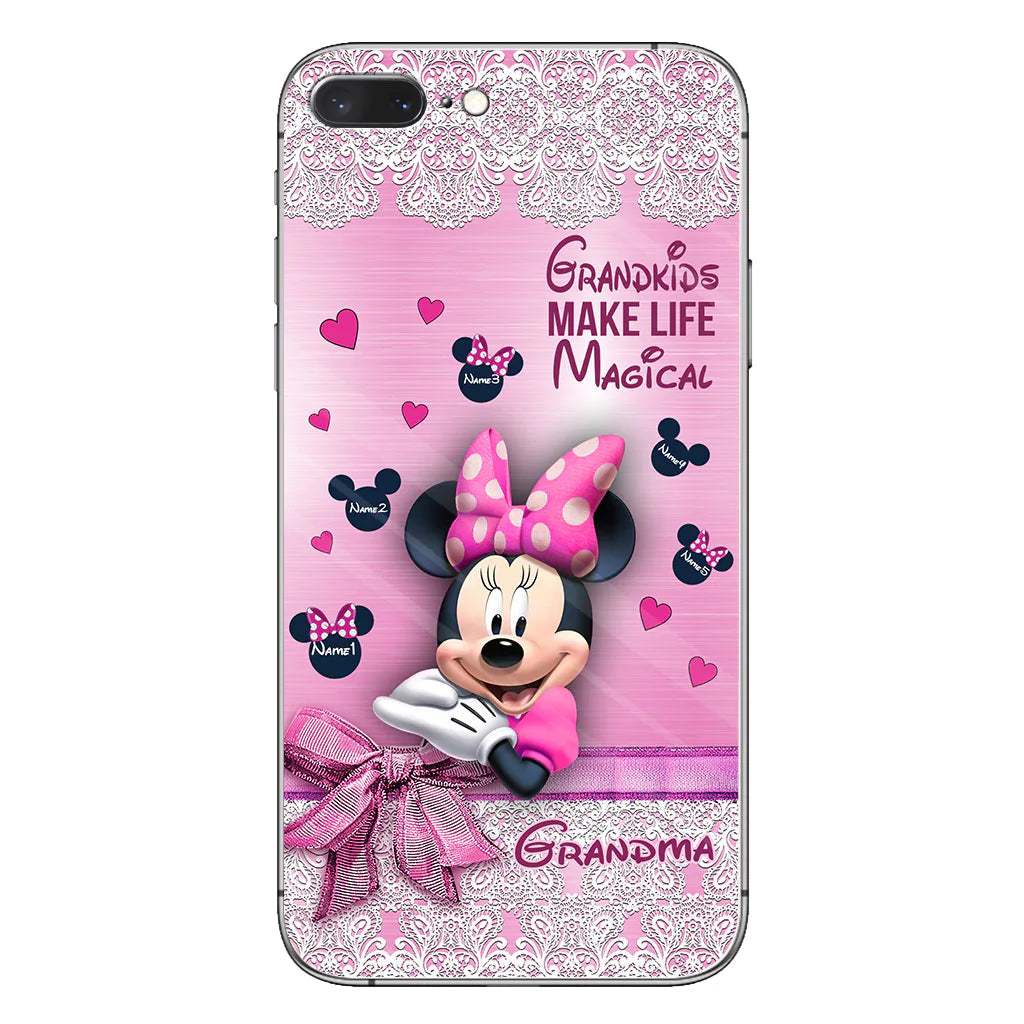 Grandkids Make Life - Personalized Grandma Phone Case