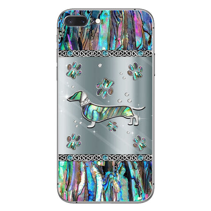 Love Dawg - Personalized Dachshund Phone Case With 3D Pattern Print