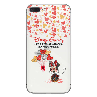 Like A Regular Grandma But More Magical - Personalized Grandma Clear Phone Case