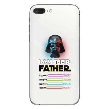 I Am Their Father - Personalized Father Clear Phone Case