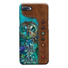 Owl Personalized Leather Pattern Print Phone Case