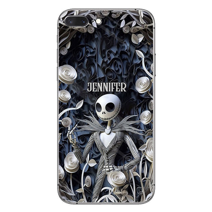 Hello Darkness - Personalized Nightmare Phone Case With 3D Effect Pattern