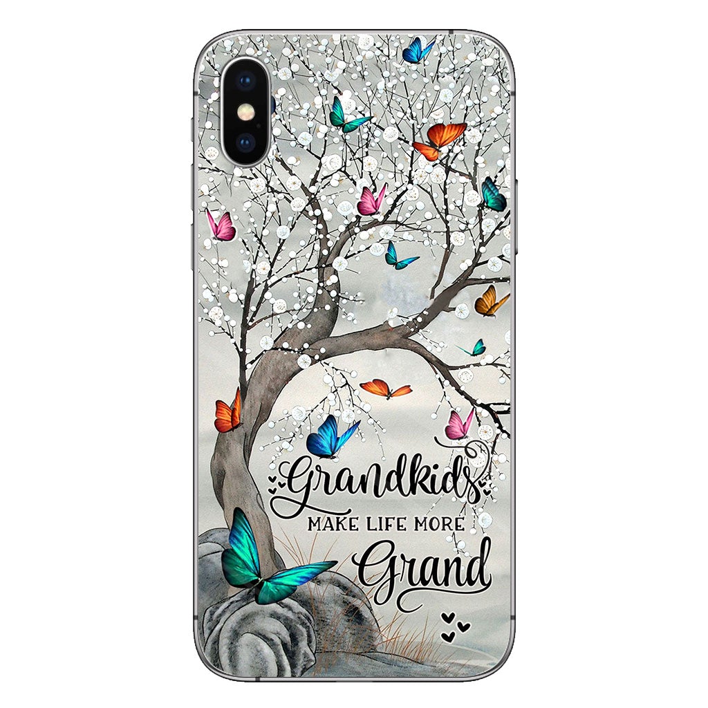 Grandkids Make Life More Grand - Personalized Grandma Phone Case