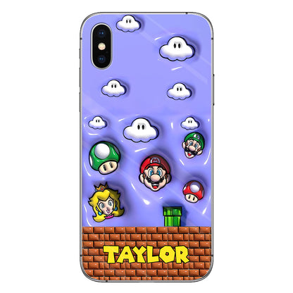 I Level Up - Personalized Super Plumber Phone Case