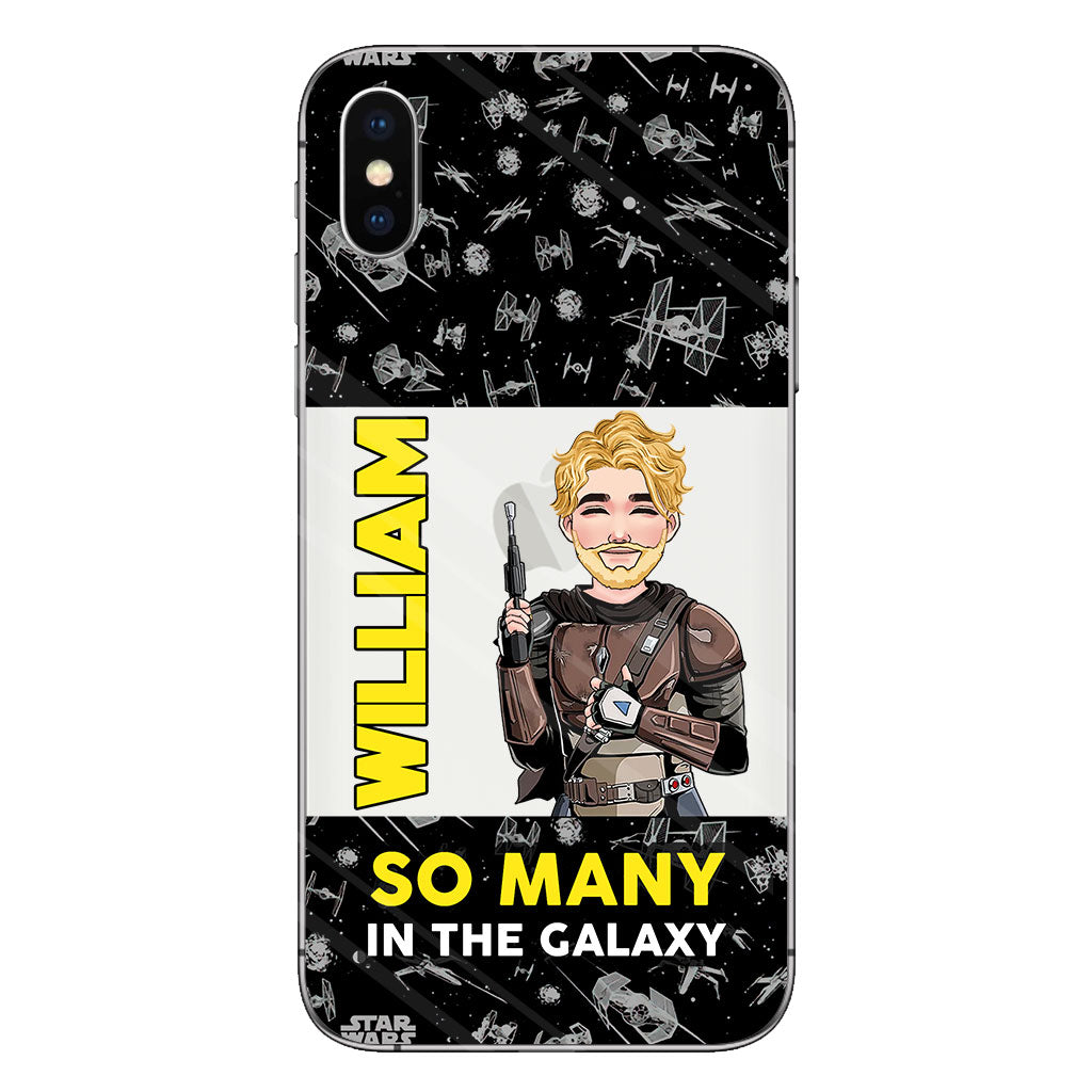 So Many In The Galaxy - Personalized The Force Clear Phone Case