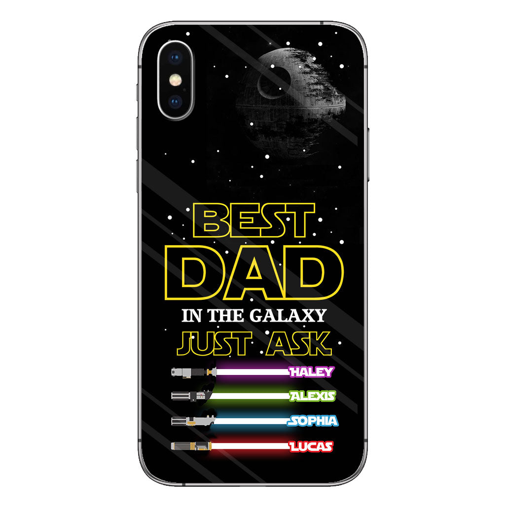 Best Dad In The Galaxy - Personalized Father's Day Phone Case