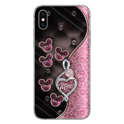 Happiest Grandma On Earth Rose Gold - Personalized Mother's Day Phone Case