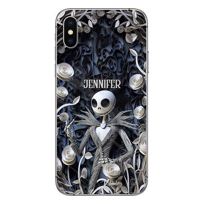 Hello Darkness - Personalized Nightmare Phone Case With 3D Effect Pattern