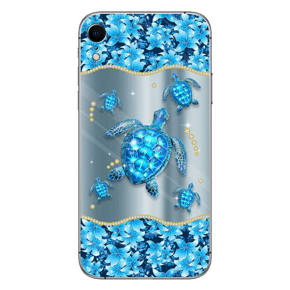 Blue Sea - Personalized Turtle Phone Case