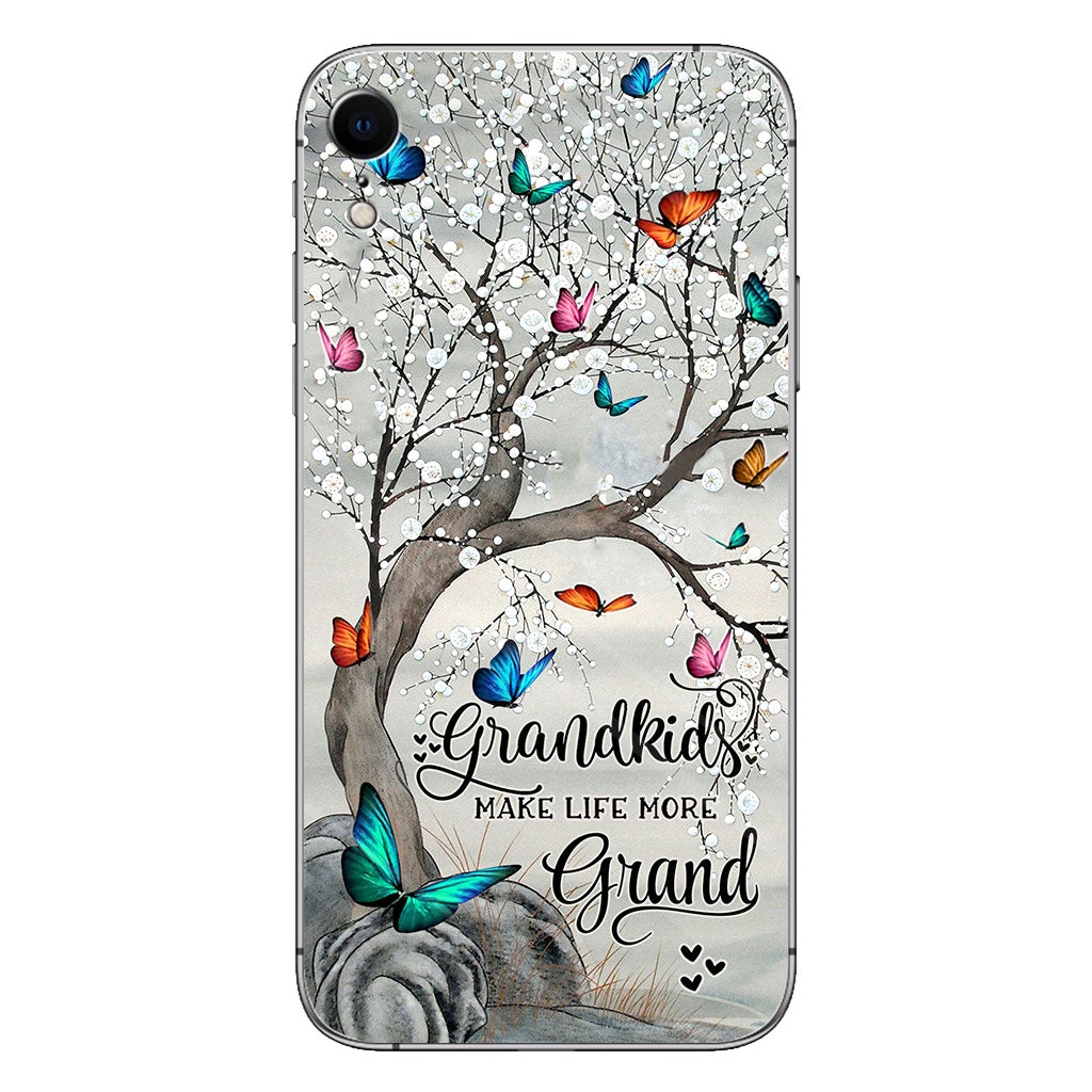 Grandkids Make Life More Grand - Personalized Grandma Phone Case