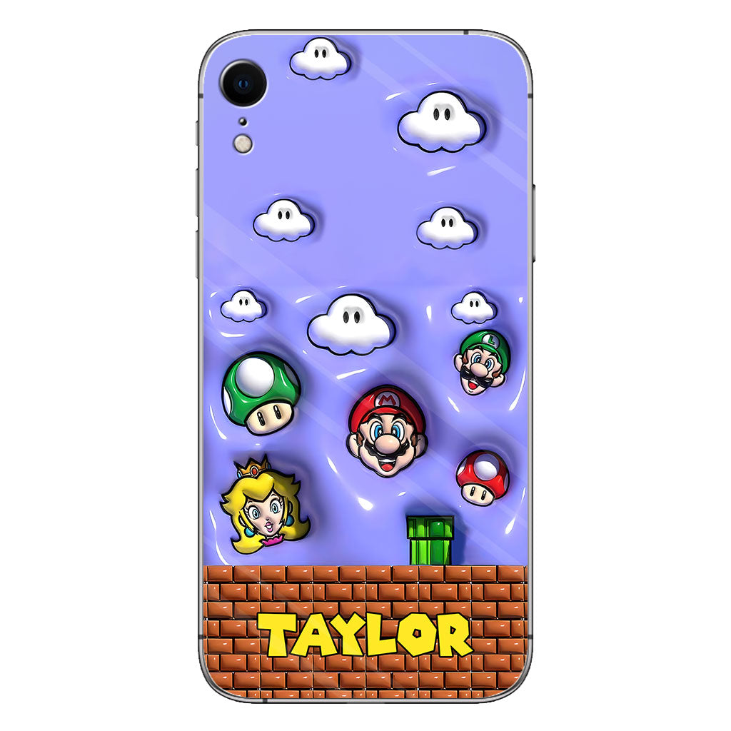 I Level Up - Personalized Super Plumber Phone Case