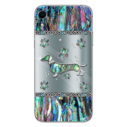 Love Dawg - Personalized Dachshund Phone Case With 3D Pattern Print