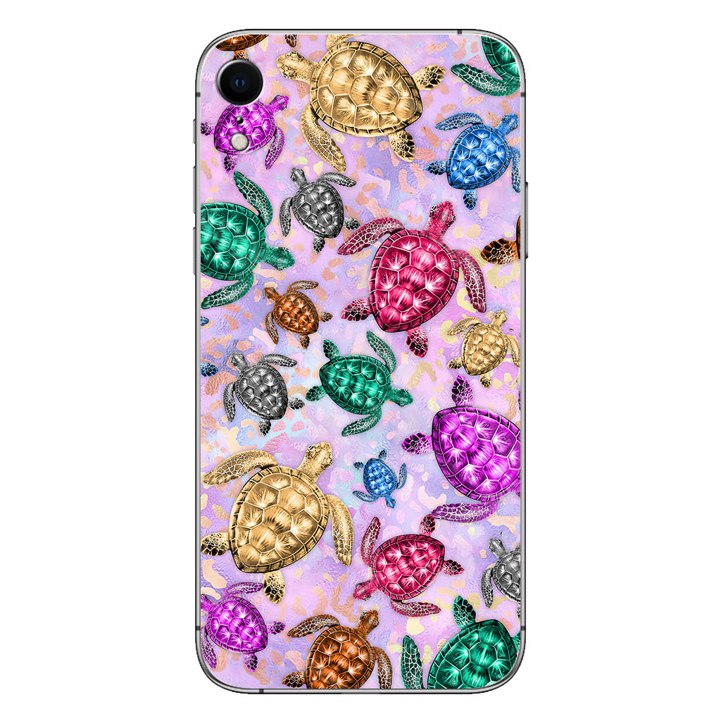 Salty Soul Colorful Turtles Leopard - Phone Case