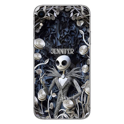 Hello Darkness - Personalized Nightmare Phone Case With 3D Effect Pattern