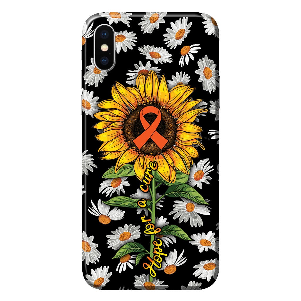 Hope For A Cure  - Multiple Sclerosis Awareness Phone Case 092021