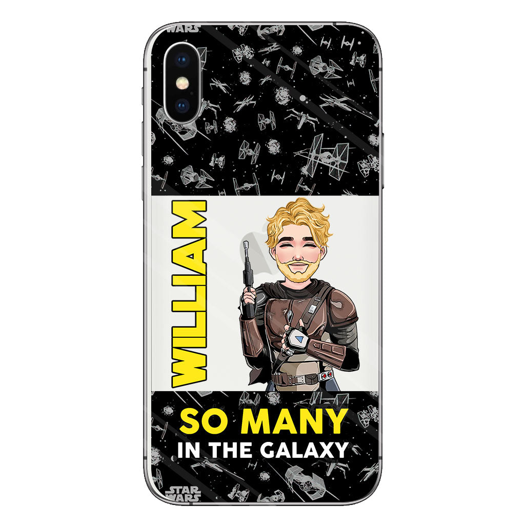 So Many In The Galaxy - Personalized The Force Clear Phone Case