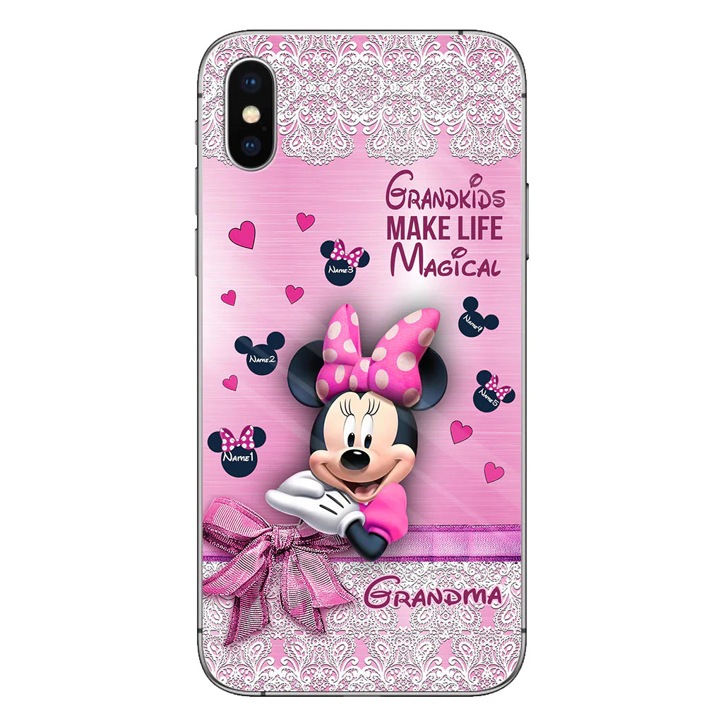 Grandkids Make Life - Personalized Grandma Phone Case