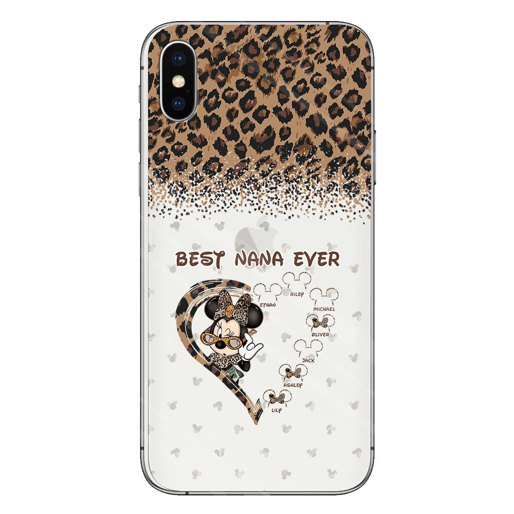 Best Grandma Ever - Personalized Grandma Clear Phone Case