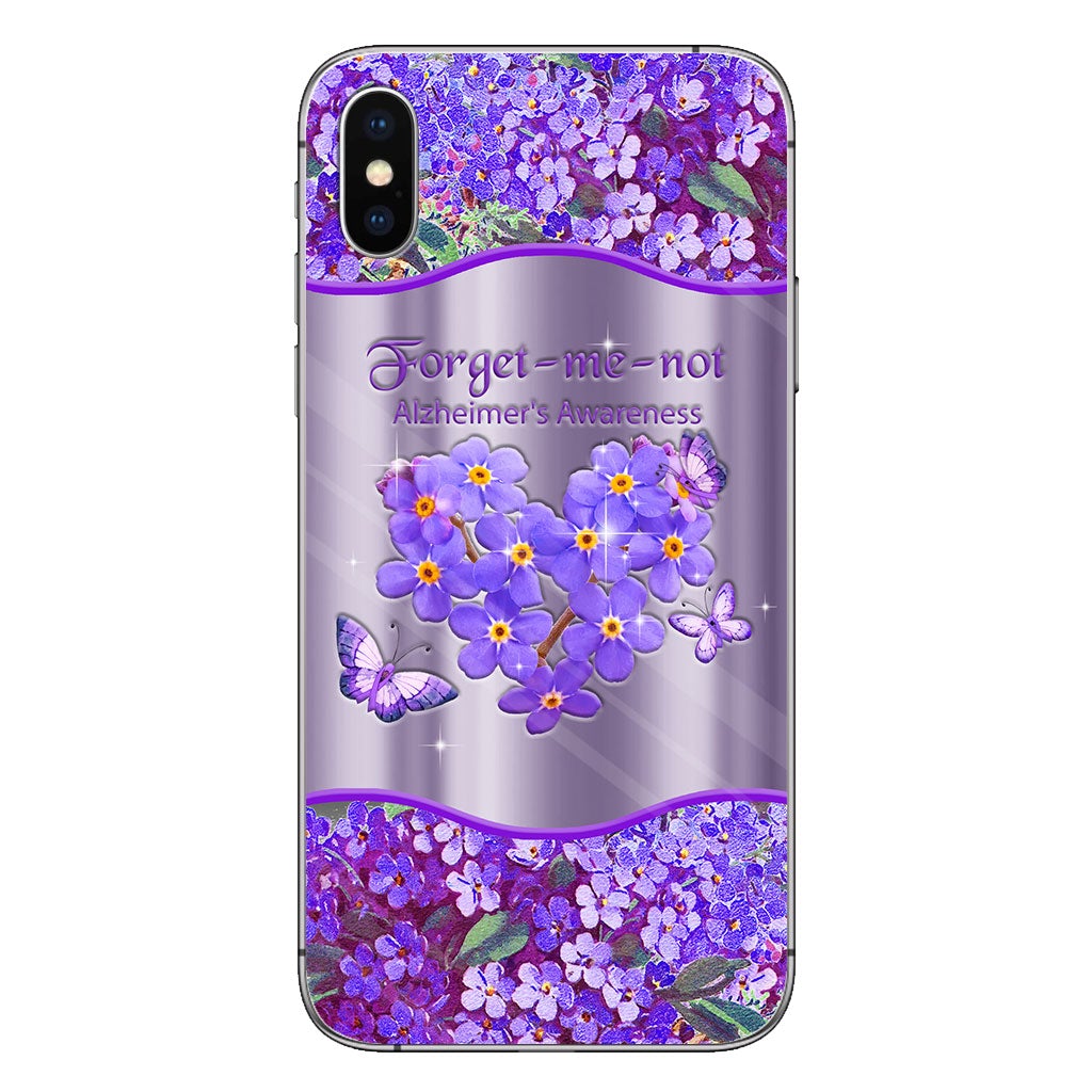 Forget-me-not - Alzheimer Awareness Personalized Phone Case