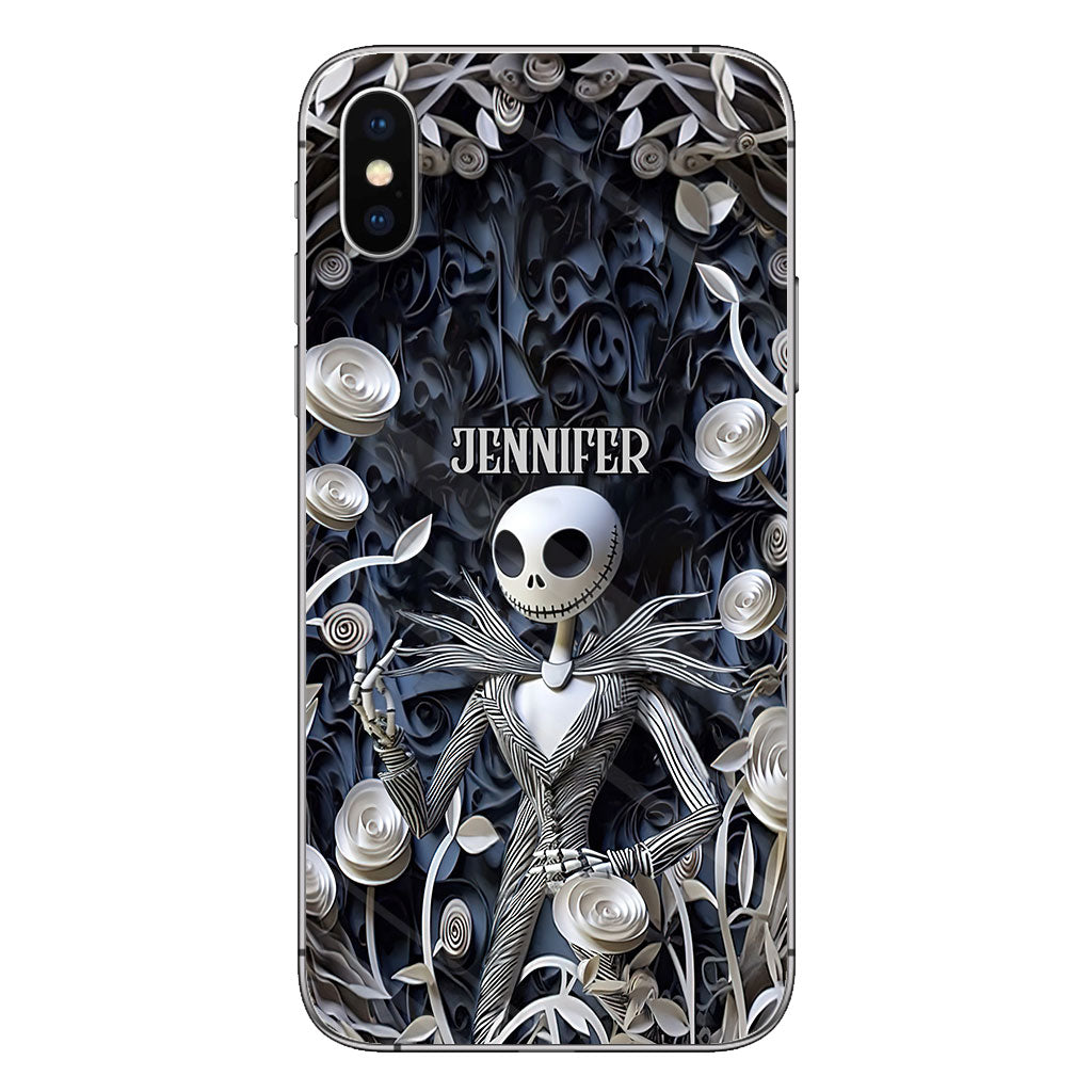 Hello Darkness - Personalized Nightmare Phone Case With 3D Effect Pattern