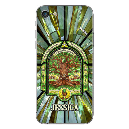 Stainted Glass Game - Personalized The Hero's Legend Phone Case